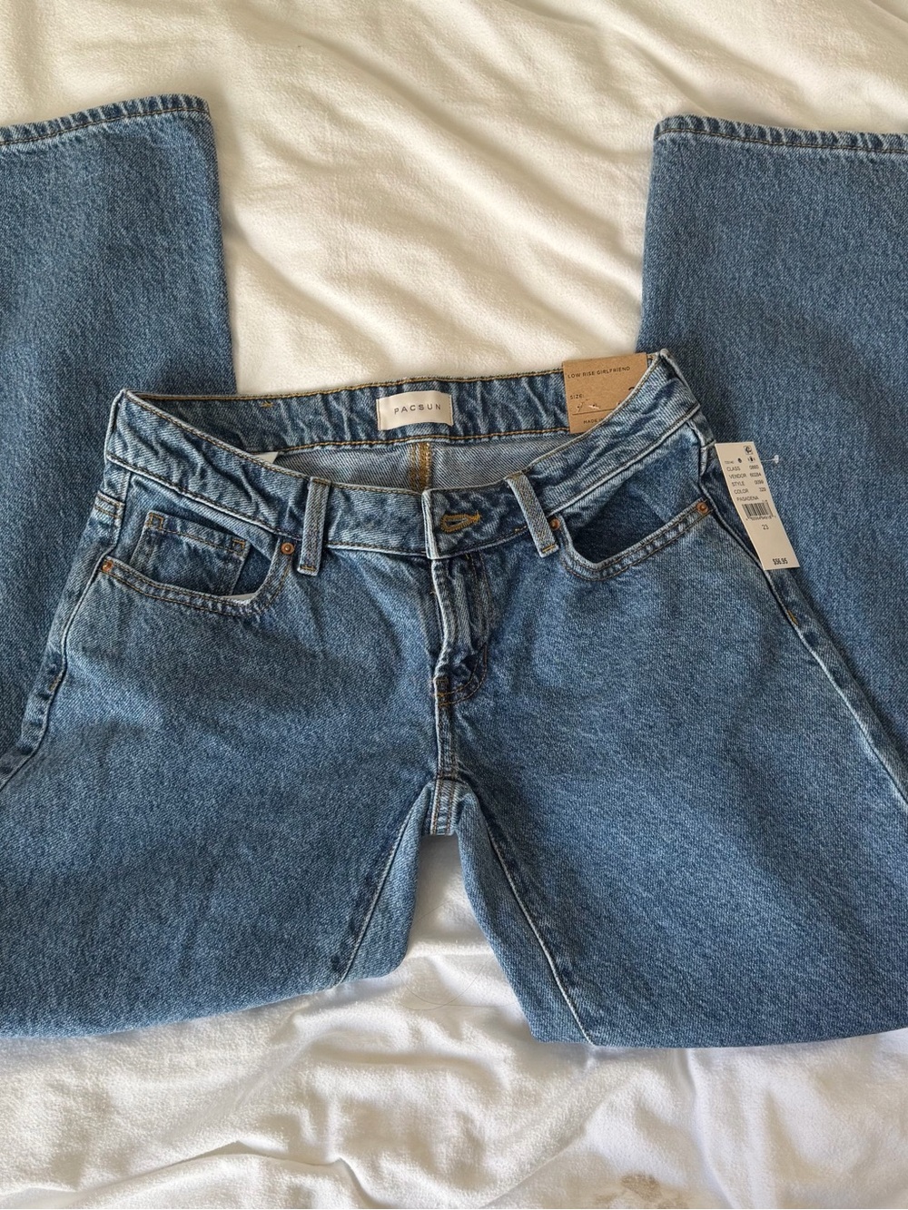 PacSun Baggy Mid Wash Jeans in Blue